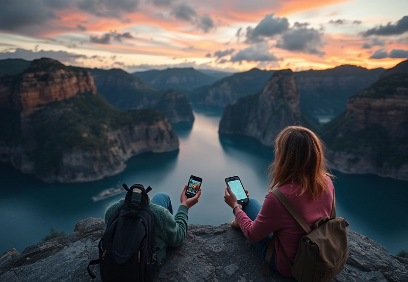 Representação visual: Viagens românticas: como a tecnologia mudou a forma de planejar escapadas em 2025